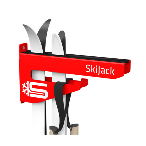 Skijack wallmount red